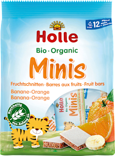 Holle Fruchtriegel Minis Banane-Orange ab dem 12. Monat (100 g)