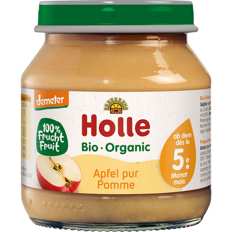 Holle Bio-Fruchtgläschen Apfel nach dem 4. Monat (125 g)