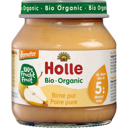 Holle Fruits poire pure dès le 5ème mois (125 g)