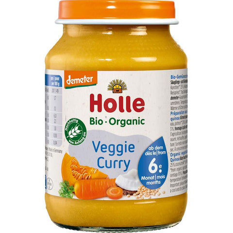 Holle Veggie Curry with Quinoa Menu from 6 months (190 g)