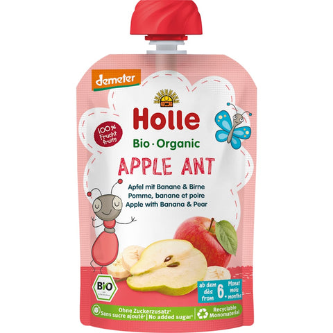 Holle Bio-Fruchtriegel Apfel, Banane und Birne ab 6 Monaten (100 g)