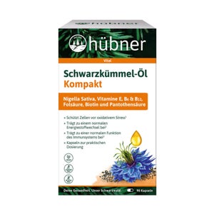 Hübner huile de nigelle Kompakt (90 gélules)