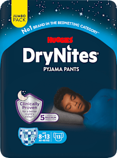 HUGGIES DryNites Pyjama Pants garçons 8-13 ans, Jumbopack, 13 pièces