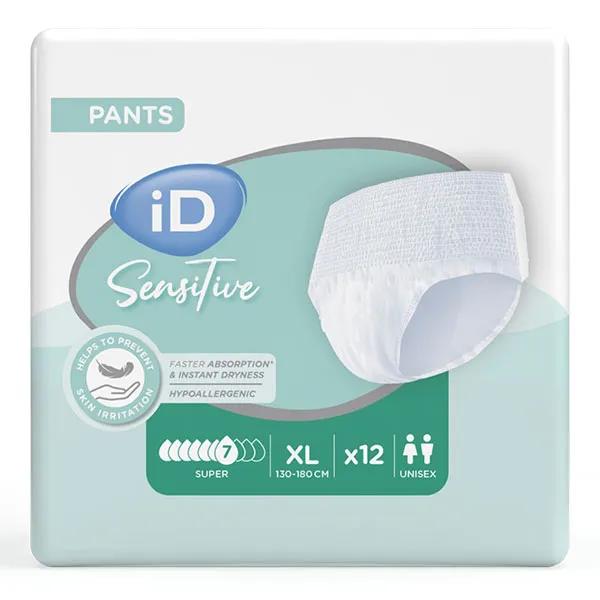ID iD Pants sous-vêtement absorbant Super Taille XL (12 protections)