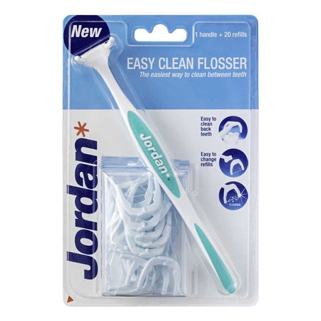 Jordan Miracle Flosser aide-fil dentaire + 20 recharges (1 paquet)