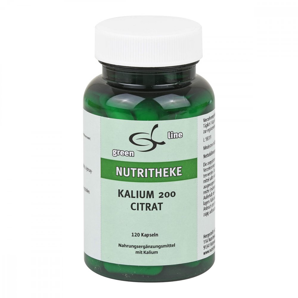 11 A Nutritheke GmbH Kalium 200 Citrat gélules (120 gélules)