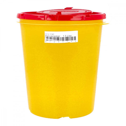 Brinkmann Kanülenabwurfbehälter 1,5 l gelb (1 Stück)