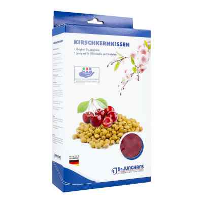 Dr. Junghans Medical GmbH Coussin de noyaux de cerises 20x30 cm avec peluche bordeaux (1 pièce)