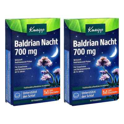Kneipp Valériane Nuit 700 mg comprimés pelliculés (2 x 30)