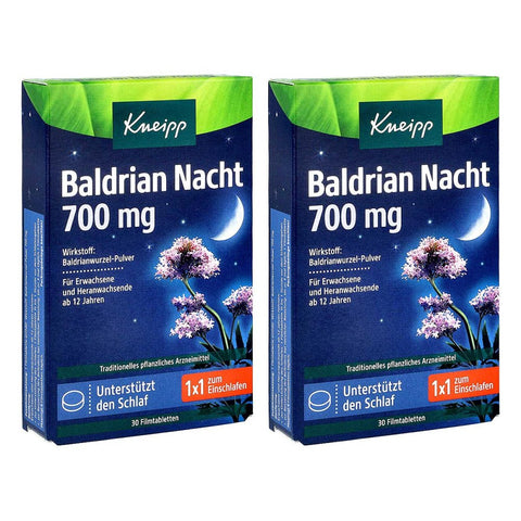 Kneipp Valerian Night 700 mg film-coated tablets (2 x 30)