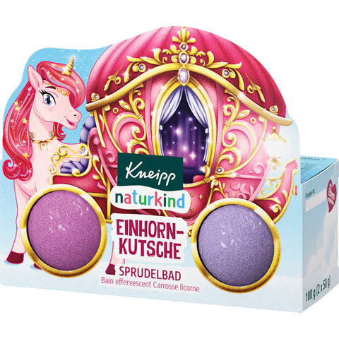 Kneipp Naturkind bain moussant pour enfants Carrosse de licorne (2 pièces)