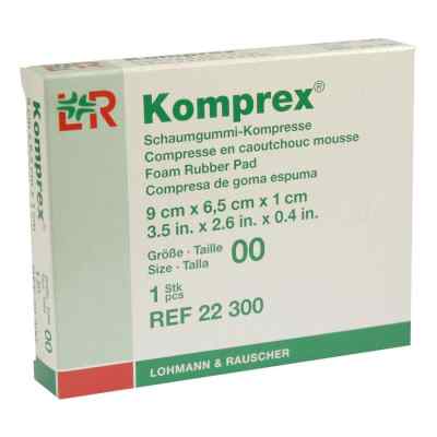 Komprex compresse en mousse taille 00 ovale (1 pièce)