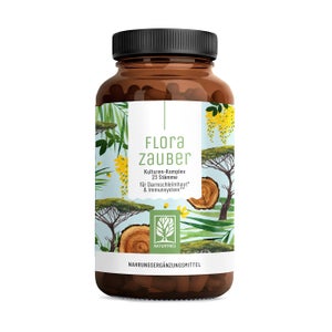 Naturtreu FLORAZAUBER – Kulturenkomplex für den Darm – 23 Lactobacillus & Bifidobakterien Stämme – 60 magensaftresistente vegane Kapseln