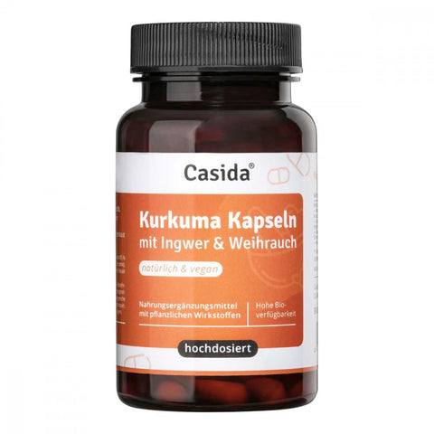 Casida Kurkuma+Ingwer+Weihrauch hochdosierte Kapseln (90 Kapseln)