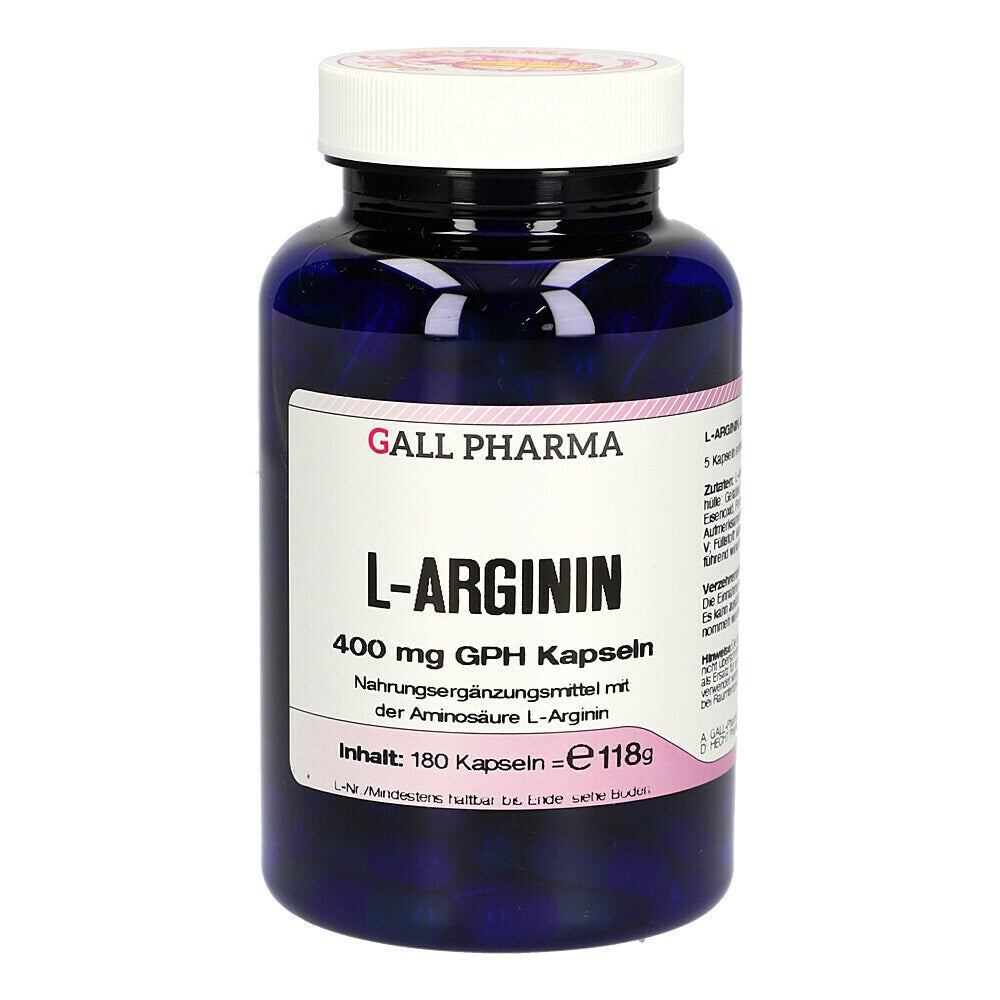 Gall Pharma L-arginine 400 mg gélules (180 pièces)