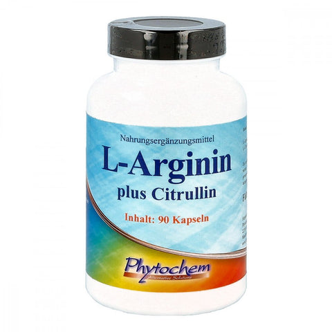 Phytochem Nutrition L-Arginin plus Citrullin hochdosierte Kapseln (90 Kapseln)
