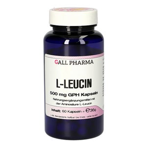 Gall Pharma L-Leucine 500 mg capsules (60 count)