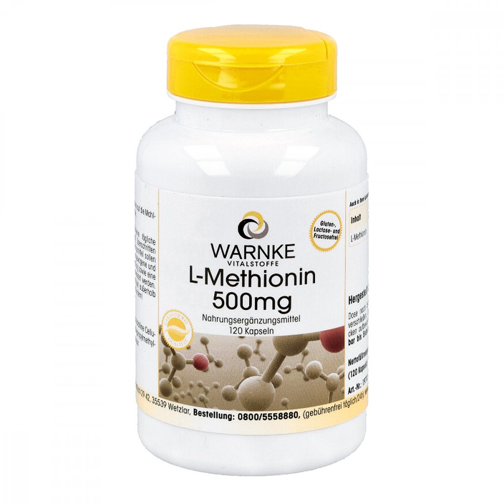 Warnke Vitalstoffe L-Méthionine gélules (120 pièces)