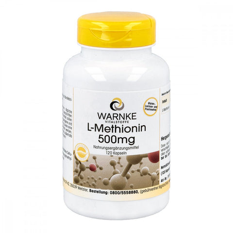 Warnke Vitalstoffe L-Methionin Kapseln (120 Stück)