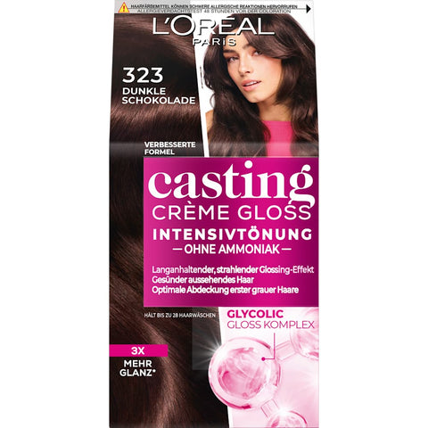 L'ORÉAL PARiS Casting CRÈME GLOSS Intensivtönung 323 Schwarze Schokolade (1 Stück)