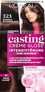 L'ORÉAL PARiS Casting CRÈME GLOSS Intensivtönung 323 Schwarze Schokolade (1 Stück)