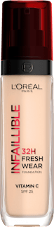 L'ORÉAL PARiS Foundation Infaillible 32H Fresh Wear, 20 Ivory, LSF 25, 30 ml