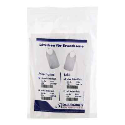 Dr. Junghans Medical GmbH Lätzchen für Erwachsene ohne Tasche, Fol.eins.frottee (1 Stück)