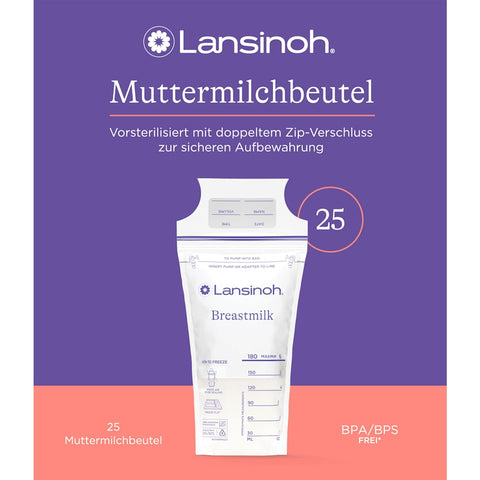 Lansinoh Muttermilchbeutel (25 Stück)