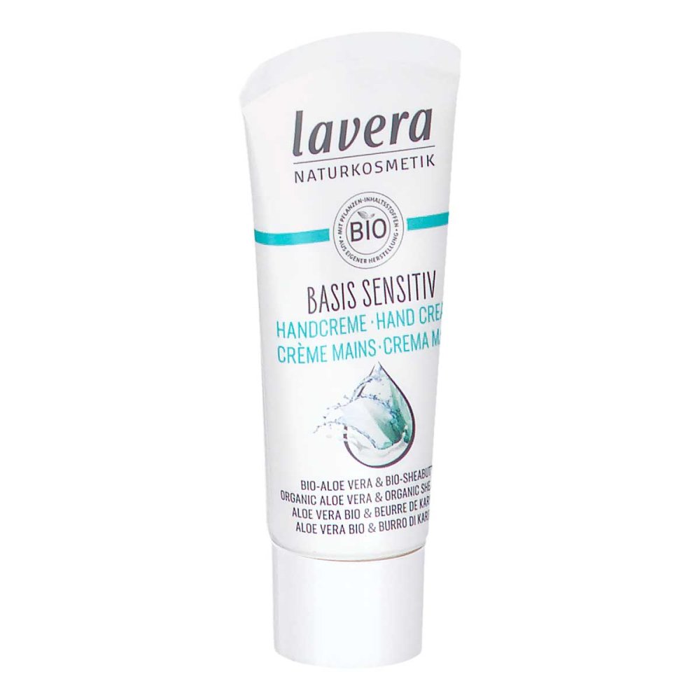 Lavera Basis Sensitiv crème pour les mains format voyage (20 ml)