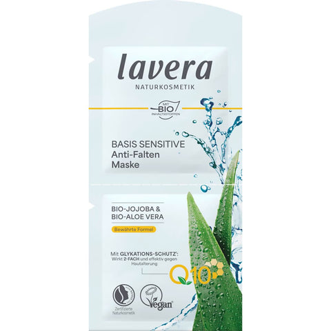 lavera basis sensitiv Masque visage anti-rides (2x5 ml), 10 ml
