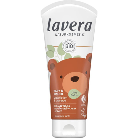 lavera NATURKOSMETIK Baby & Kinder Waschgel & Shampoo (200 ml)