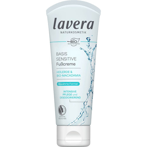 lavera NATURKOSMETIK Basis Sensitiv Fußcreme (75 ml)