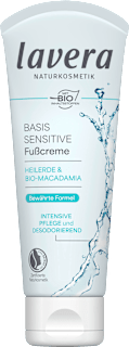 lavera NATURKOSMETIK crème pour les pieds Basis Sensitiv (75 ml)