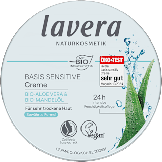 lavera Naturkosmetik crème visage Basis Sensitiv en pot (150 ml)
