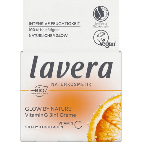 lavera NATURKOSMETIK Glow By Nature Vitamin C 3in1 Gesichtscreme (50 ml)