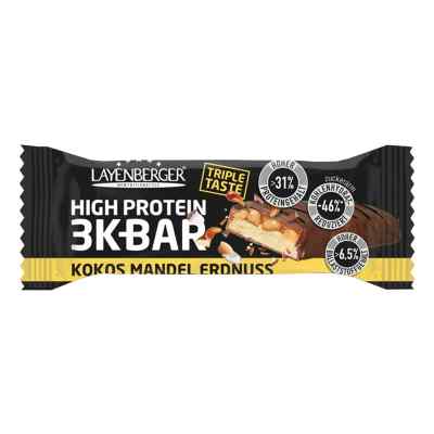 Layenberger 3K Bar High Protein 32% Proteinriegel dreifach Erdnuss-Mandel-Kokosnuss (45 g)