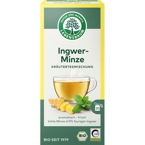 LEBENSBAUM Tisane gingembre-menthe (20 sachets, 30 g)