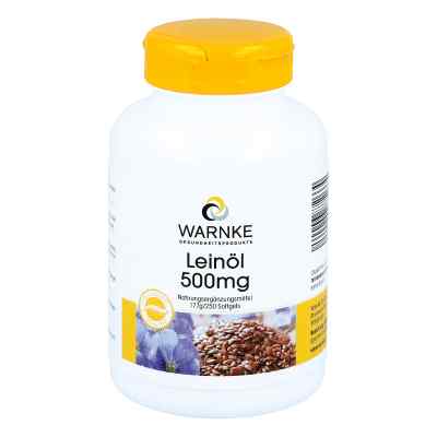 Warnke Vitalstoffe huile de lin 500 mg gélules (250 pièces)