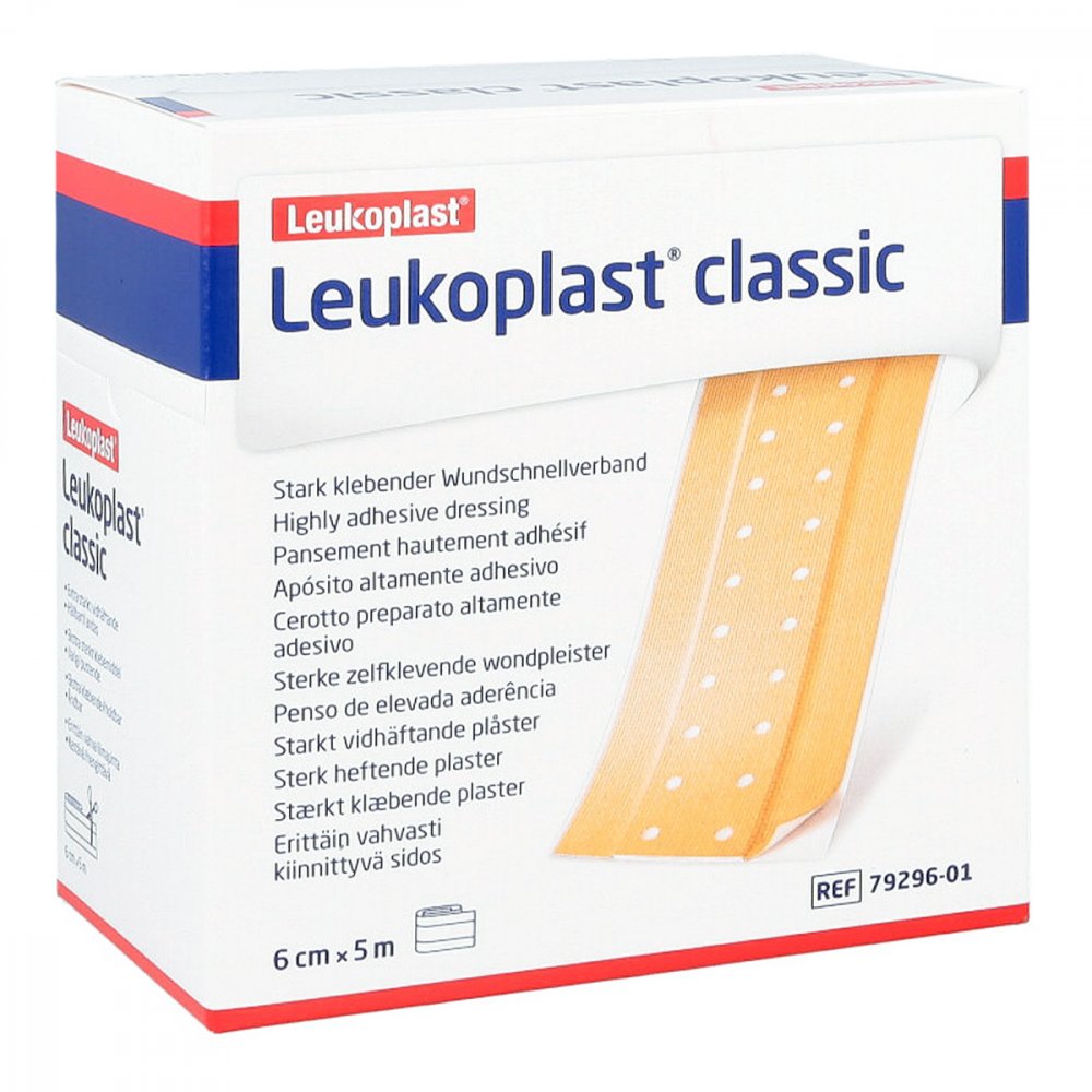Leukoplast Classic sparadrap en rouleau 6 cm x 5 m (1 pièce)