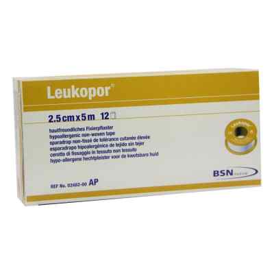 Leukopor 2,5 cm x 5 m (12 Stück)