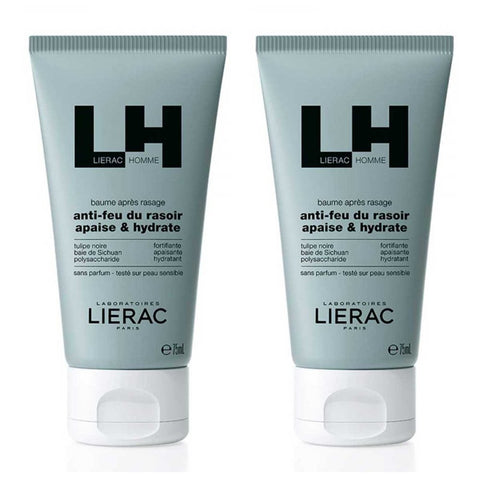 Lierac Homme Baume après-rasage (2x75 ml)