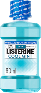 Listerine Mundspülung Cool Mint Mild, Reisegröße (80 ml)