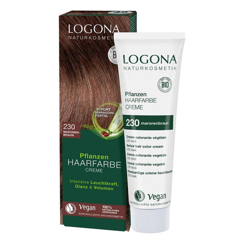 Logona Pflanzen-Haarfarbe 230 maronenbraun (150 ml)