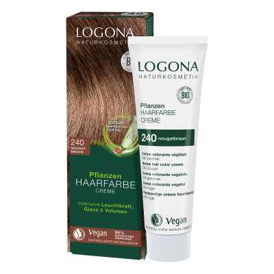 Logona Crème colorante végétale pour cheveux 240 brun nougat (150 ml)