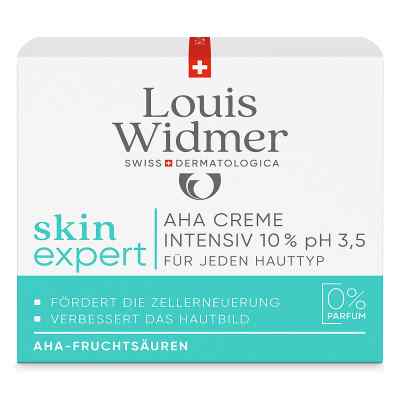 Louis Widmer skinexpert AHA crème intensive 10% non parfumée (50 ml)