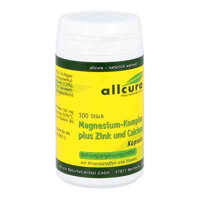 allcura Magnesium Komplex mit Zink + Calcium Kapseln (100 Stück)