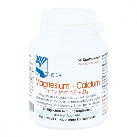 J.Schneider GmbH Magnesium+Calcium Kautabletten (90 Stück)