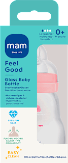 Mam Feel Good Glasflasche 170ml +0M