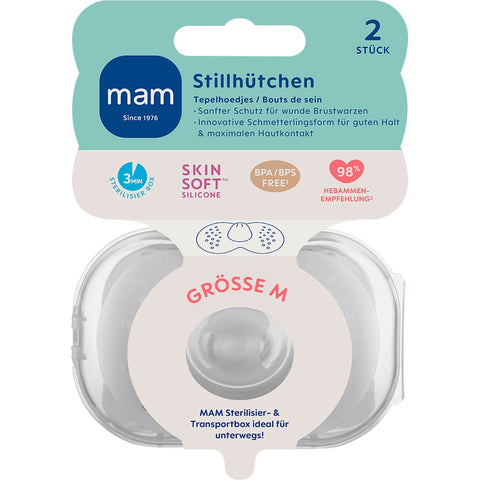 MAM tétine d'allaitement taille M (2 pièces)