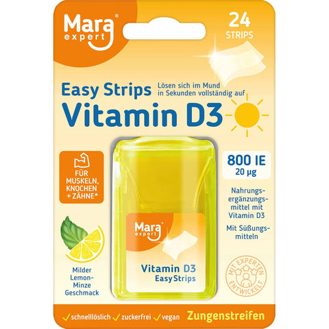 Mara Easy Strips Vitamin D3 Zungenstreifen (24 Stück)